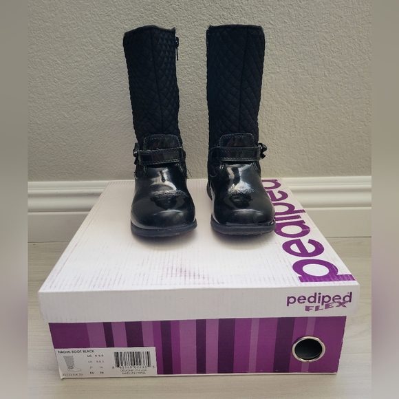Pediped Flex Boots Black Size 9-9.5 Toddler - Picture 2 of 11